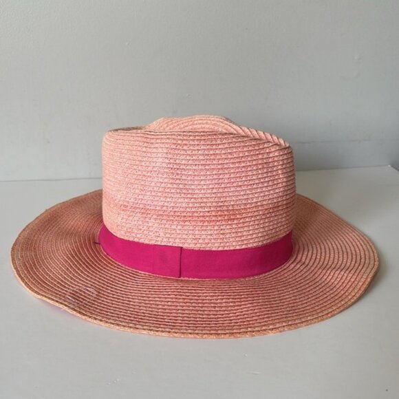 Theodora Callum Pink Floppy Hat Barbiecore Resort Beach Summer Hat - Picture 3 of 10